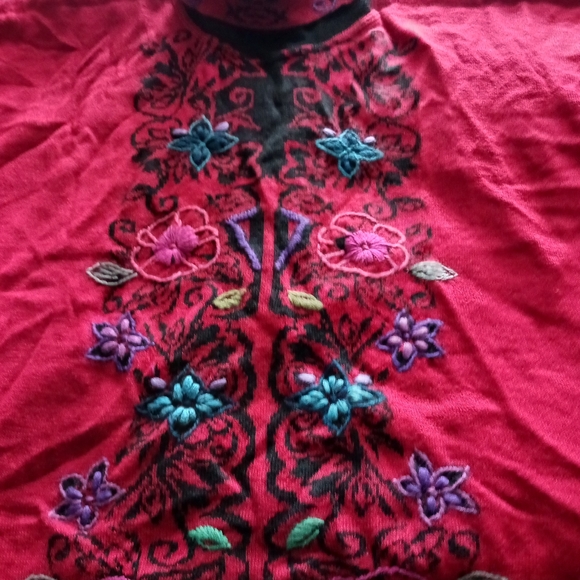 100% Alpaca wool ornate sweater - Picture 2 of 5